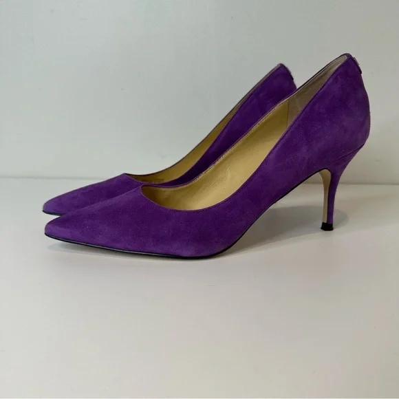 Ivanka Trump purple suede pumps women’s size 9M - Picture 4 of 16